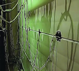 Тепловые датчики на полотне ворот АЛЮТЕХ(испытания в СПбГАСУ,г. Санкт-Петербург)
